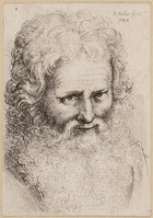 KG 00928
<br/>
Kop van een man met volle, lange baard
<br/>
<em>Hollar, Wenzel (1607-1677)</em>